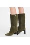Longchamp Allure Heel boots Khaki - Leather