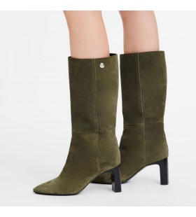 Longchamp Allure Heel boots Khaki - Leather