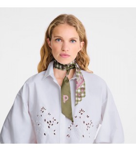 Longchamp The Bucolic Escapade Headband Artichoke - Silk