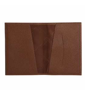Longchamp Le FoulonnÃ© Passport cover Caramel - Leather
