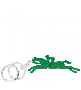 Longchamp Le Pliage Original Key rings Green - Leather