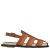 Longchamp Shadow Sandals Cognac - Leather