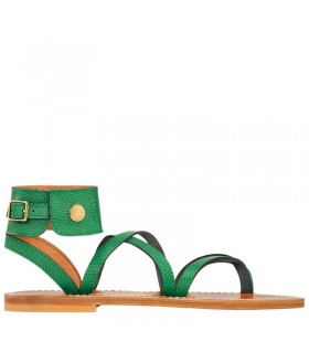 Longchamp x K. Jacques Sandálias Verde - Couro
