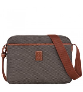 Longchamp Boxford M CÃ¢mara de saco Marrom - lona Reciclada