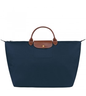 Longchamp Le Pliage Original L saco de Viagem da Marinha - lona Reciclada