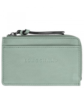 Longchamp 3D do titular do Cartão de Vervain - Couro