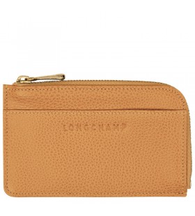 Longchamp Le Foulonné titular do Cartão de Nogueira, Couro