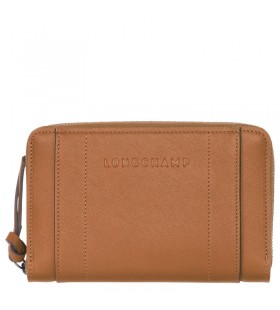 Longchamp 3D Carteira Naturais, como Couro