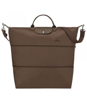 Longchamp Le Pliage Verde saco de Viagem expansÃ­vel Terra - lona Reciclada