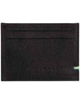 Longchamp sur Seine titular do Cartão de Preto em Couro
