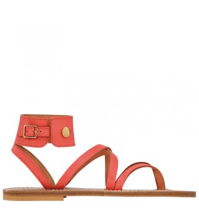 Longchamp x K. Jacques SandÃ¡lias de Morango - Couro