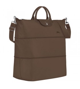 Longchamp Le Pliage Verde saco de Viagem expansÃ­vel Terra - lona Reciclada