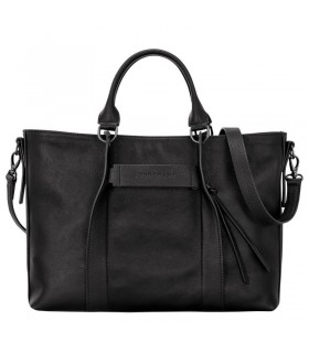 Longchamp 3D-s L Táska Fekete Bőr