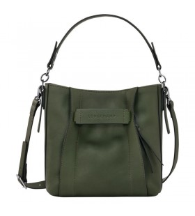 Longchamp 3D-S Kors táska Khaki - Bőr