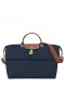 Longchamp Le Pliage Bunaidh mála Taistil expandable Navy - Athchúrsáilte chanbhás