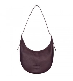 Longchamp Riachtanach L Crossbody mÃ¡la Eggplant - Leathar