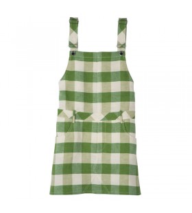 Longchamp Gúna Glas - Vichy jacquard