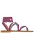 Longchamp x K. Jacques Sandals Violet - Leathar