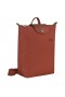 Longchamp Le Pliage Verde M Zaino Castagno - Tela