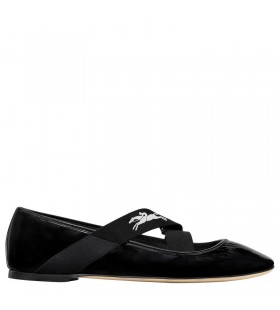 Longchamp Energia Ballerine Nero - Pelle