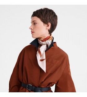 Longchamp TÃªte de cheval sciarpa di Seta 90 Ballerina - Seta