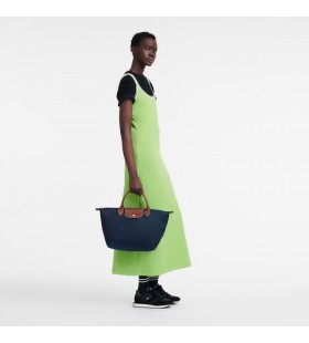 Longchamp Le Pliage M Originale Borsa Navy - tela Riciclata