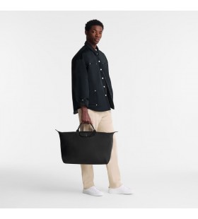 ãƒ­ãƒ³ã‚·ãƒ£ãƒ³ãƒ«-ãƒ—ãƒªã‚¢ãƒ¼ã‚¸ãƒ¥ã®Xtra Læ—…è¡Œãƒãƒƒã‚°é»’é©