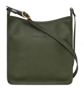 ロンシャンルFoulonné Mトした若者向けバッグカーキ-革