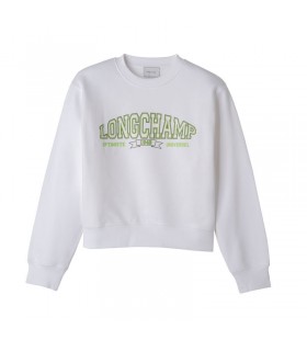 ロンシャンSweatshirt白-ジャージー