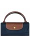 Longchamp Le Pliage Opprinnelige L reiseveske Navy - Resirkulert lerret