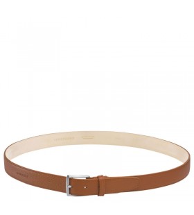 Longchamp Le Foulonné Menn belte Karamell - Skinn
