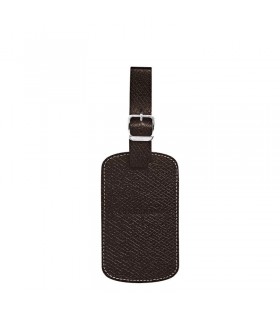 Longchamp Boxford Bagasje tag-Mocha - Skinn