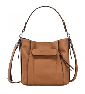 Longchamp 3D-S Crossbody-veske Naturlig Skinn