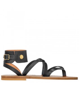 Longchamp x K. Jacques Sandaler-Sort - Skinn