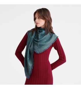 Longchamp Le Roseau Sjal Cedar - Silke-Blanding