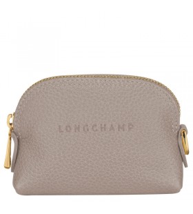 Portfel na monety Longchamp Le FoulonnÃ© Turtledove - SkÃ³ra