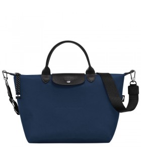 Torba Longchamp Le Pliage Energy L w kolorze granatowym z recyklingu pÅ‚Ã³tna