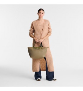 Torba Longchamp Le Pliage Green M z karczocha - Przeprojektowany pÅ‚Ã³tno