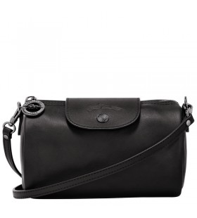 Longchamp Le Pliage Xtra XS geanta Crossbody Neagra din Piele