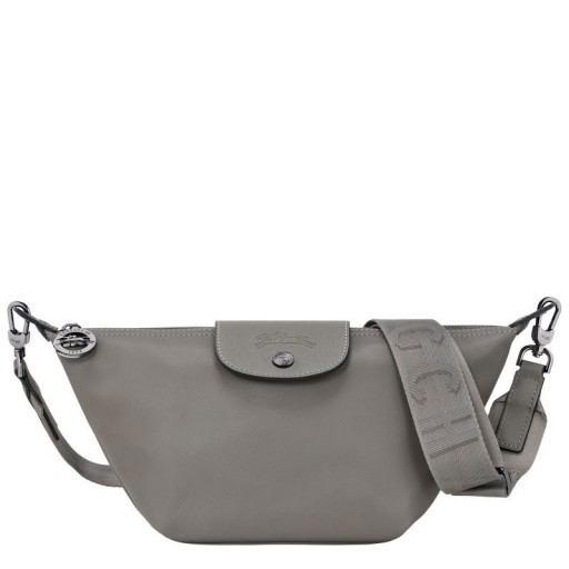 Le Longchamp Pliage Xtra XS Crossbody taška Turtledove - Koža