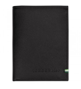 Longchamp sur Seine Peňaženka Čierna - Koža