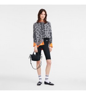 Le Longchamp Pliage Energie XS Kabelka ÄŒierna - RecyklovanÃ©ho plÃ¡tno