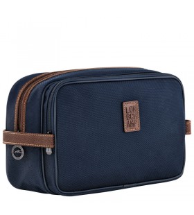 Longchamp Boxford Toaletná prípade Blue - Recyklovaného plátno