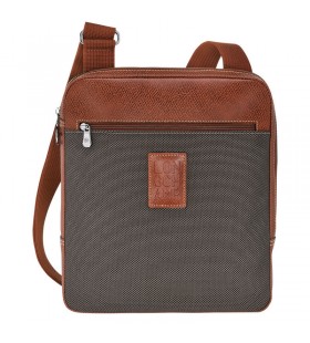 Longchamp Boxford M Crossbody taÅ¡ka HnedÃ¡ - PlÃ¡tno