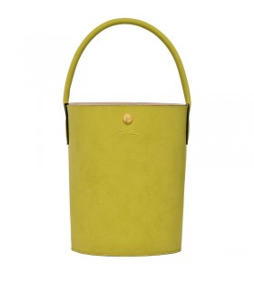 Longchamp Ã‰pure S Vedro vrece Kiwi ZelenÃ¡ - KoÅ¾a