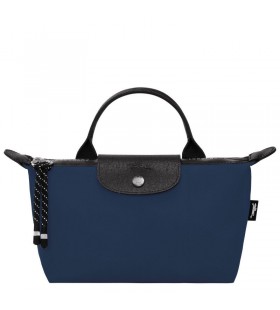 Longchamp Le Pliage Energy Pouch Navy - Recycled canvas