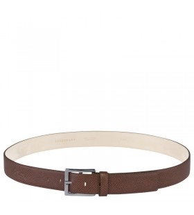 Muški remen Longchamp Le Pliage Smeđe - Kožni