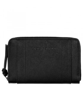 NovÄanik Longchamp 3D Crno - KoÅ¾a