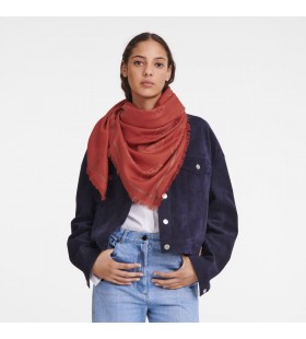 Šal Longchamp La Médaille od Томатно - mješavine Pamuka