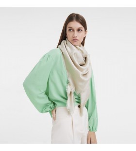 Šal Longchamp Le Roseau iz mješavina papira i svile